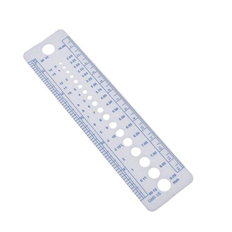 마켓Q,재봉자 뜨개질 바늘 게이지 인치 눈금자 크기 수선,,,34022,재봉자,뜨개질,바늘,게이지,인치,눈금자,크기,수선,생활/건강 > 생활잡화