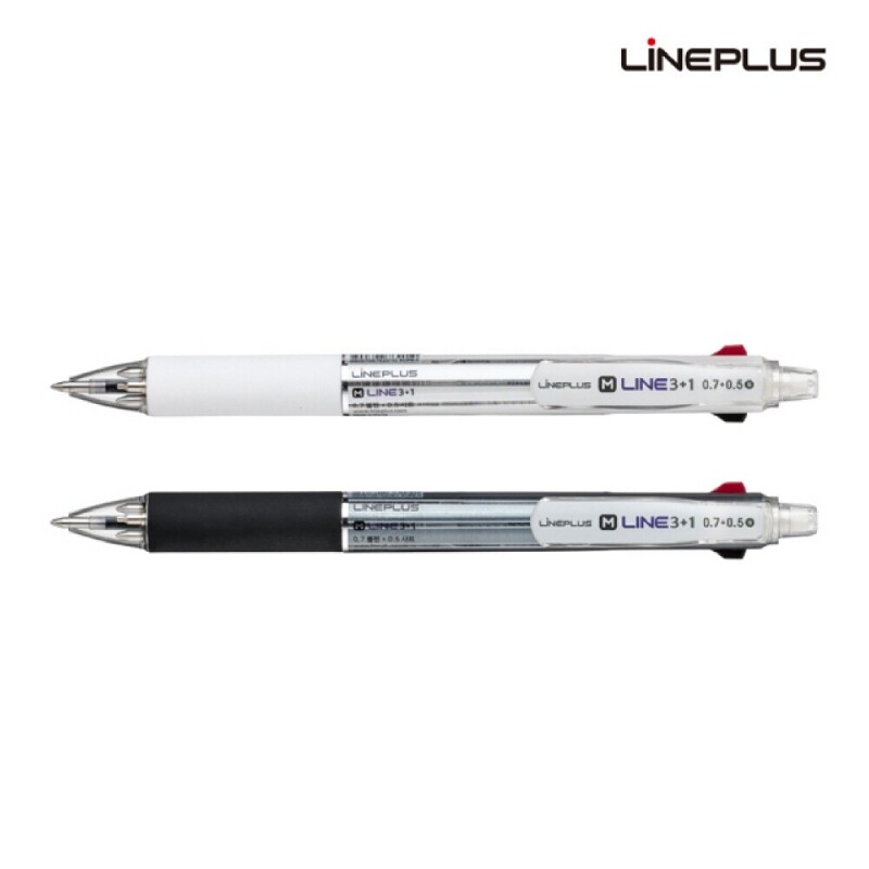 마켓Q,라인플러스 멀티펜 M-LINE 3+1 샤프 볼펜 문구 필기용품 학용품,,,라인플러스 멀티펜 M-LINE 3+1 샤프 볼펜 문구 필기용품 학용품,가구/취미/펫 > 문구/사무용품