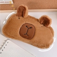 인형 중학생필통 귀여운 카피바라필통 동물필통 봉제